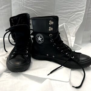 Converse Black High-Top Sneakers RARE